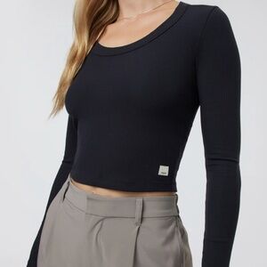 Vuori Long Sleeve Pose Scoop Tee XL